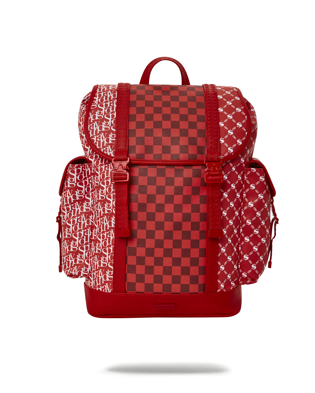 Tri Split Red Monte Carlo Backpack  910b4513nsz