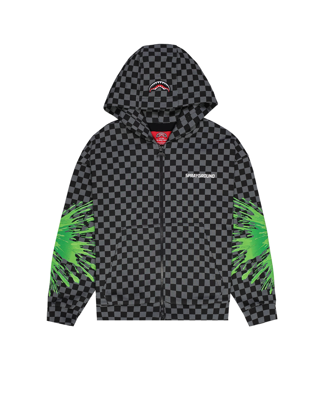 SPLATTER BUNNY OVER FULL ZIP