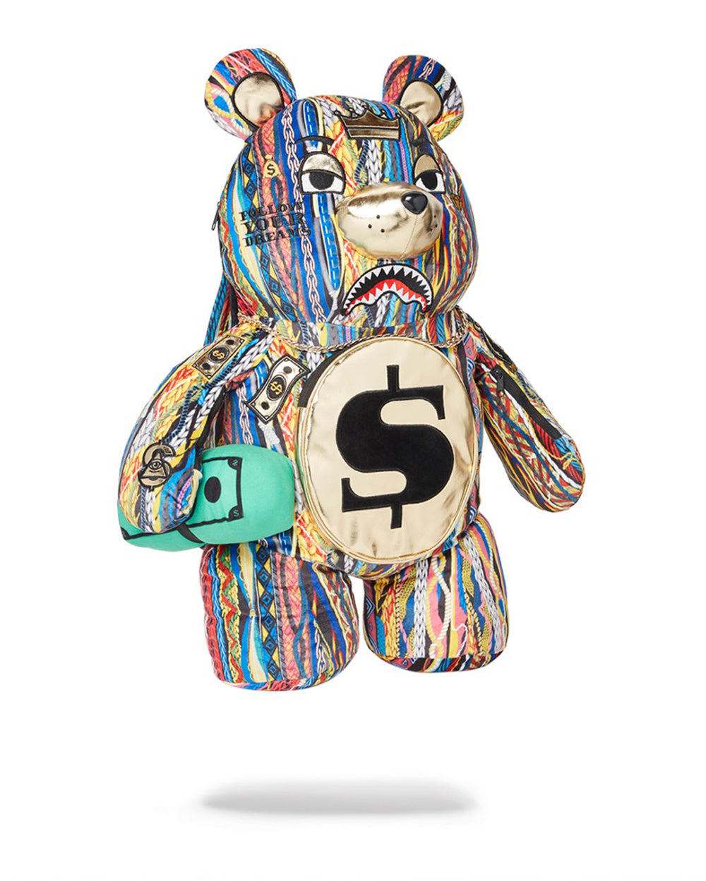 Sprayground Backpack TEDDY BEAR BACKPACK SPOOGI Black