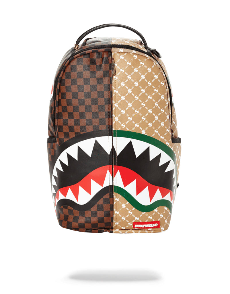 Sprayground Backpack Paris Vs Florence Shark Brown