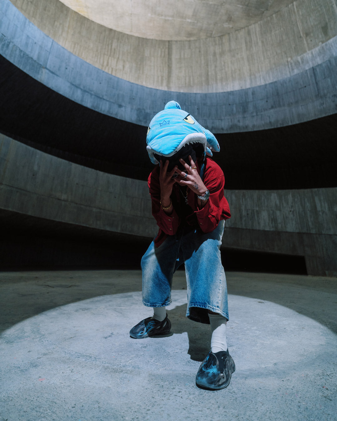 SHARK PLUSH BACKPACK