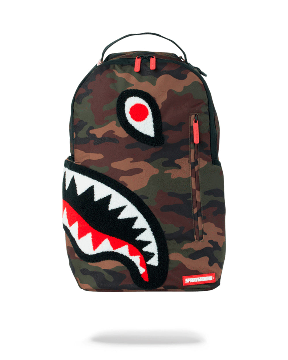 Sprayground Backpack TORPEDO SHARK CAMO Green