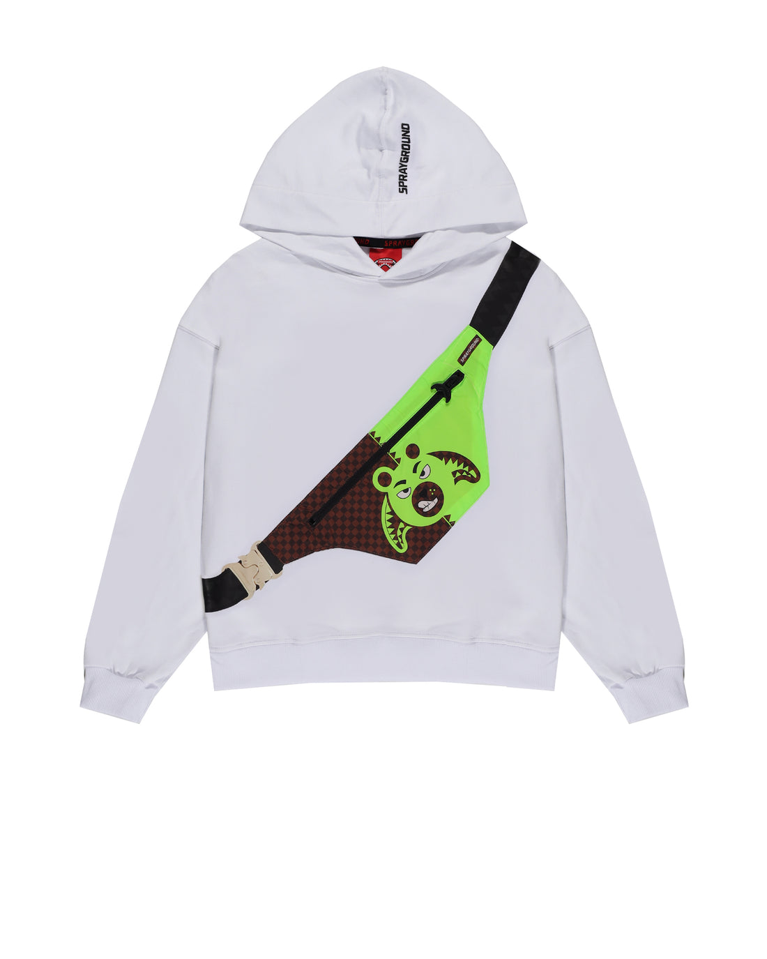 CROSSBODY MONEY BEAR CUT REGULAR HOODIE