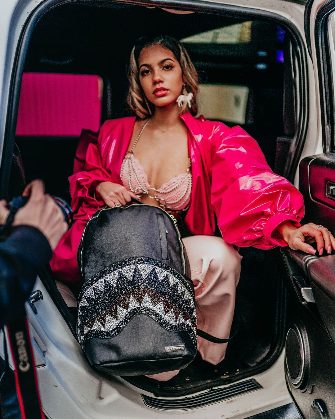 Sprayground Backpack TRINITY 2.0SHARK BLACK BACKPACK Black