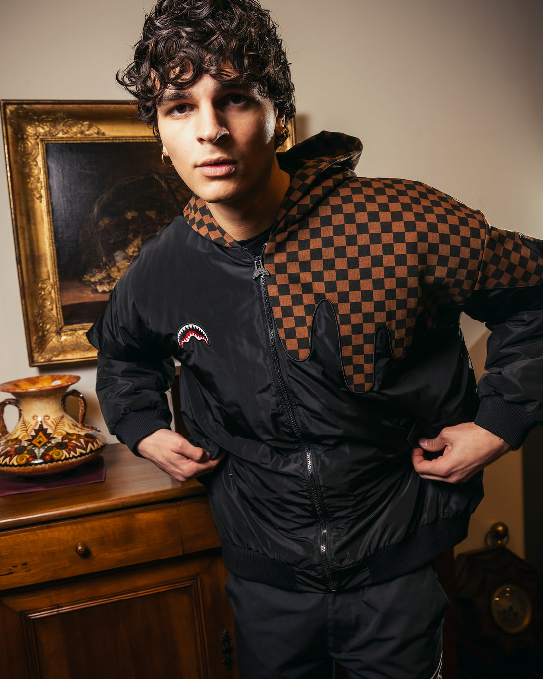 STOLEN MONEY CHECKERED JKT