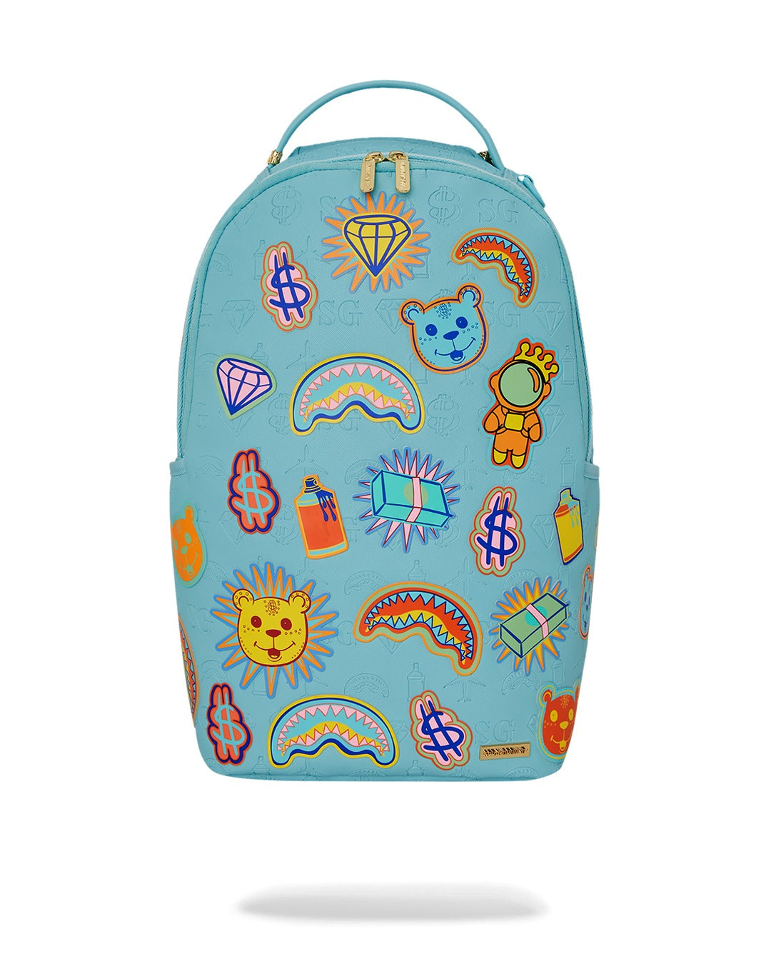 BLUE LAGOON EMBOSSED DLXSV BACKPACK