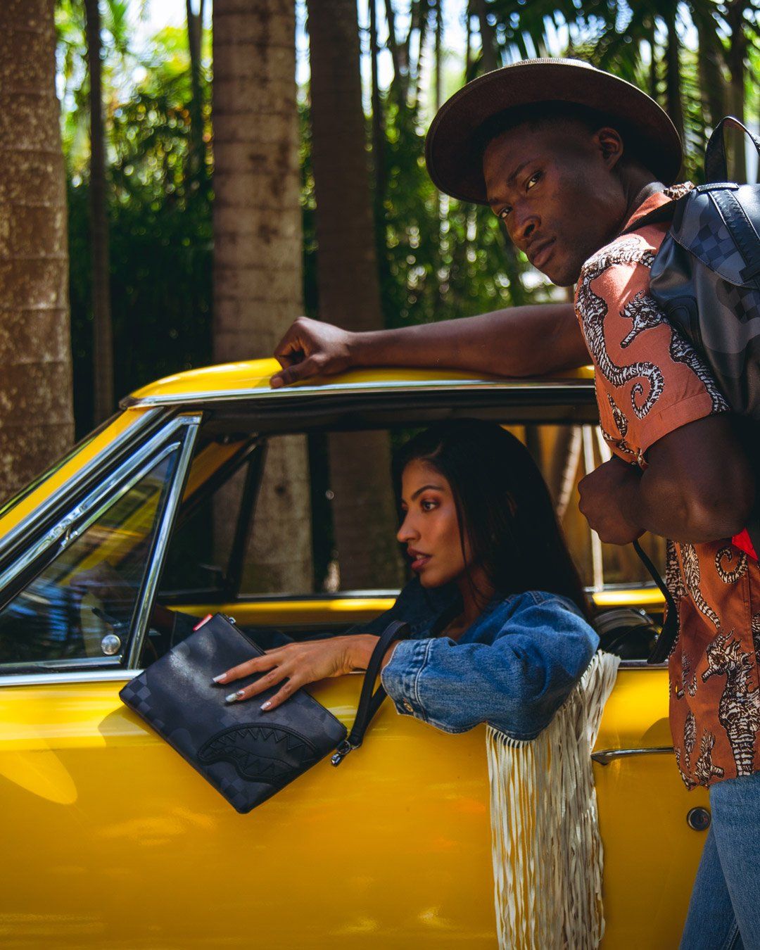 Sprayground Pochette 3AM NEVER SLEEP POUCHETTE Black