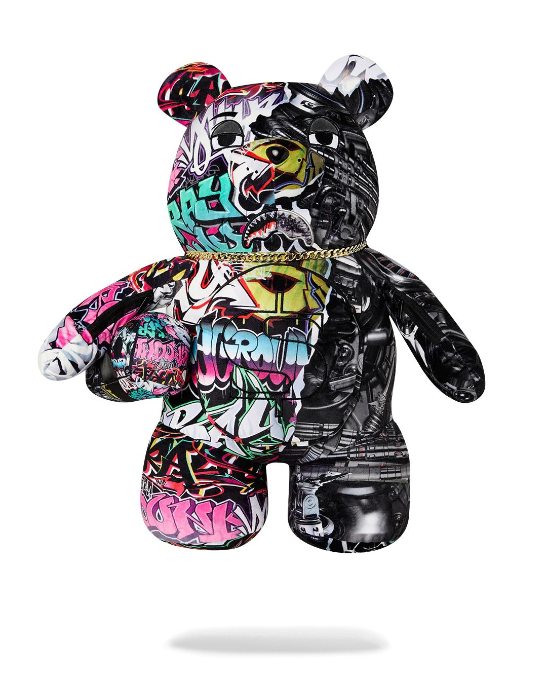 SPLIT CYBERSHARK MONEYBEAR TEDDY BEAR