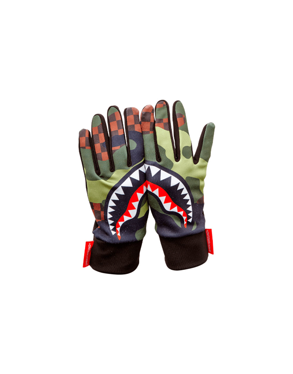 Checkered Camo Gloves