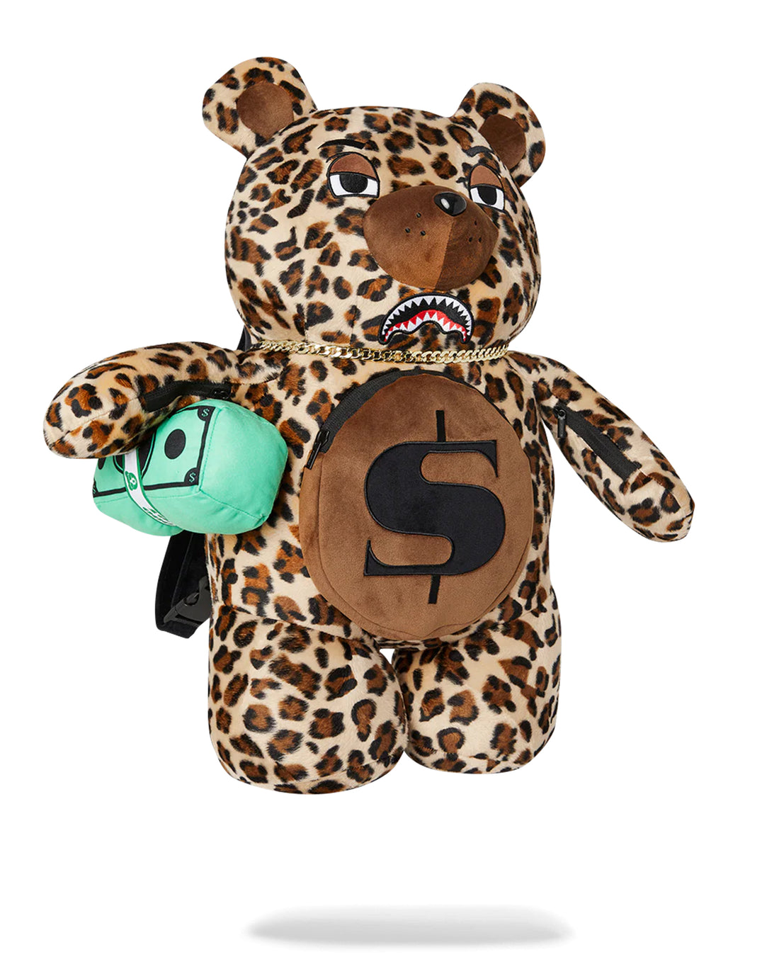LEOPARD MONEY BEAR BACKPACK