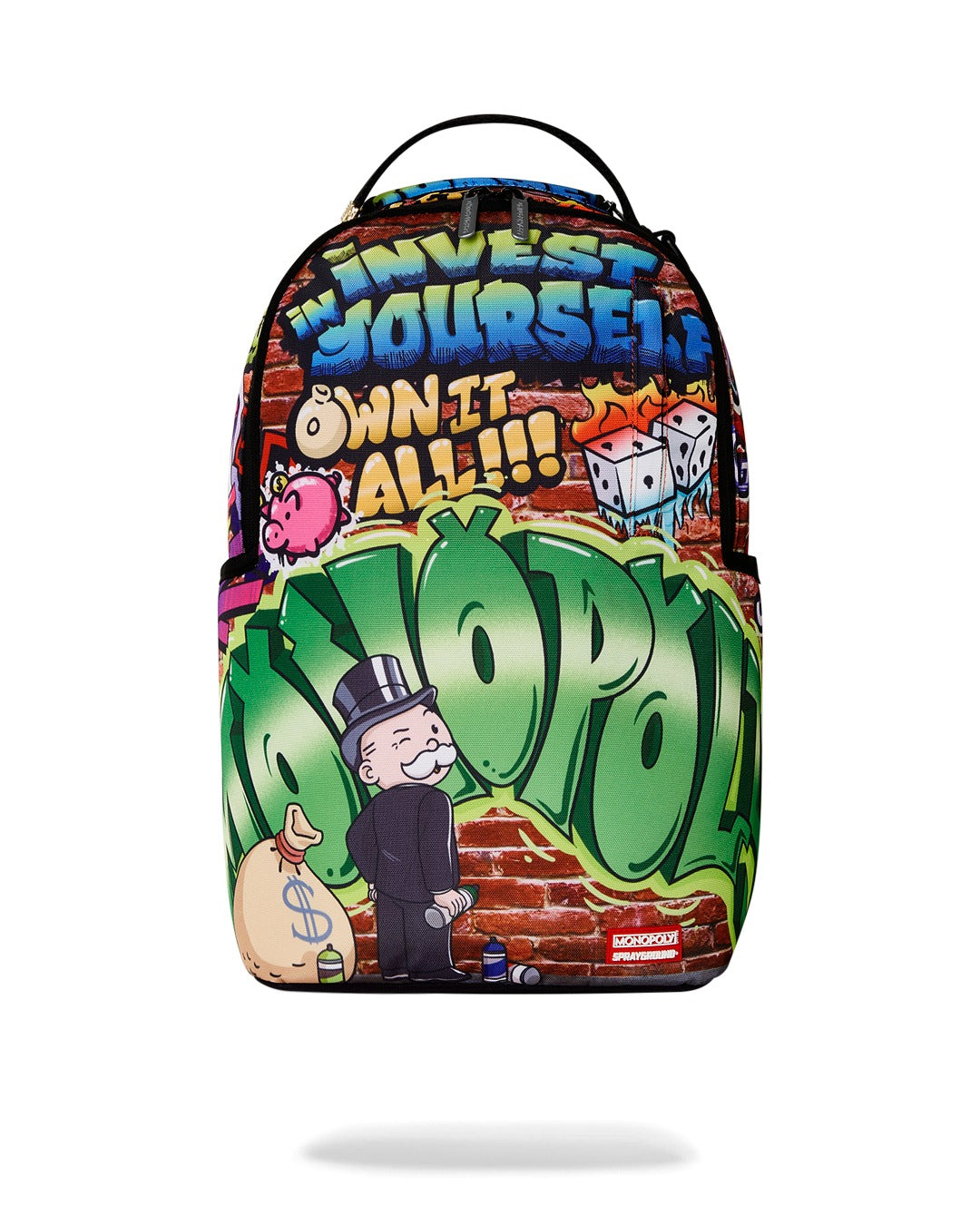 MONOPOLY MAN GRAFFITI DLXR BACKPACK