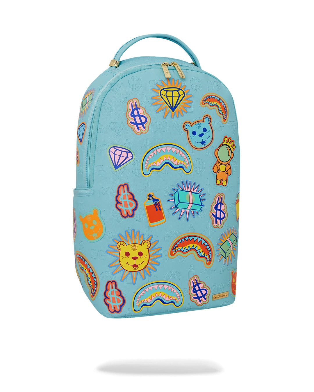 BLUE LAGOON EMBOSSED DLXSV BACKPACK