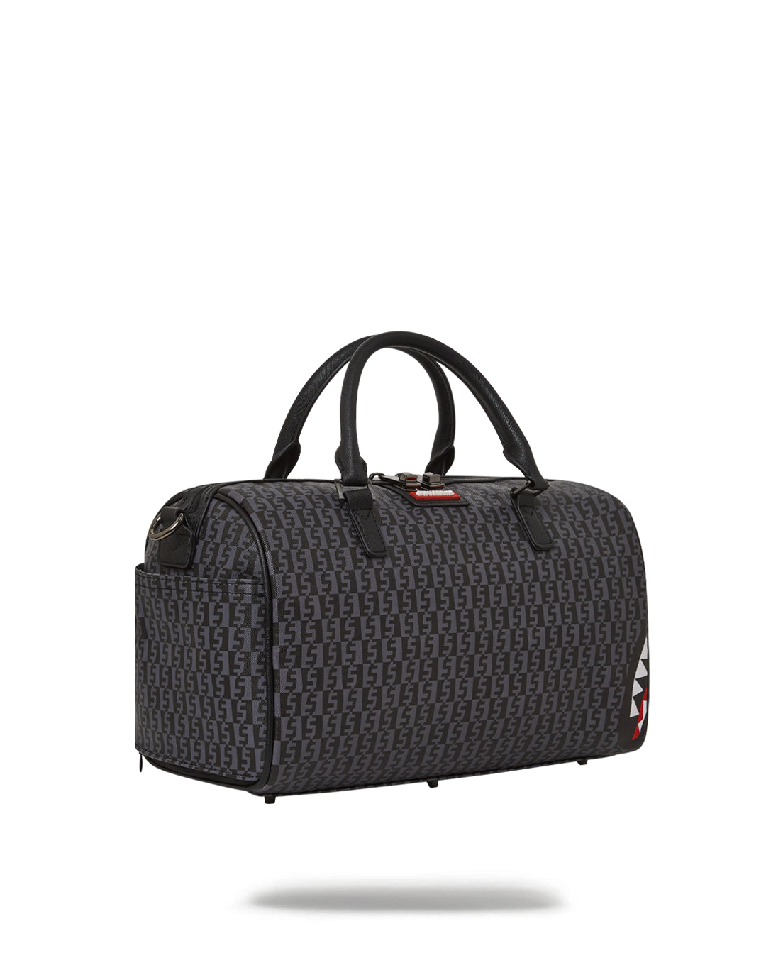 Money Check Grey Mini Duffle  910d4941nsz
