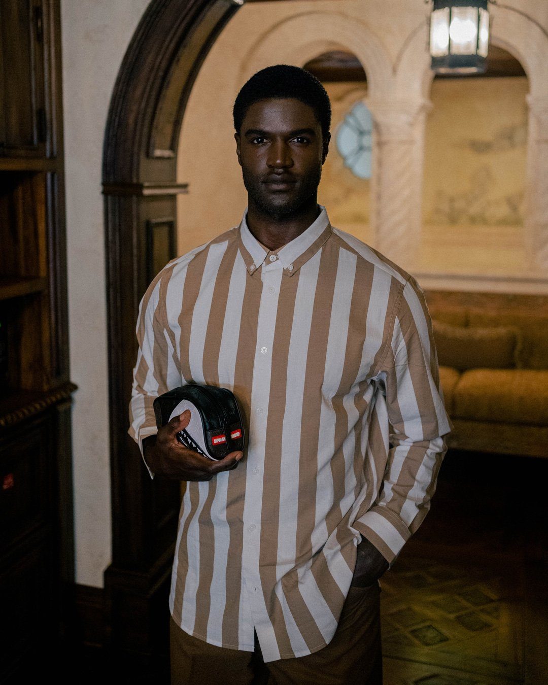 Sprayground Pochette V.V.I.P. POUCH Black