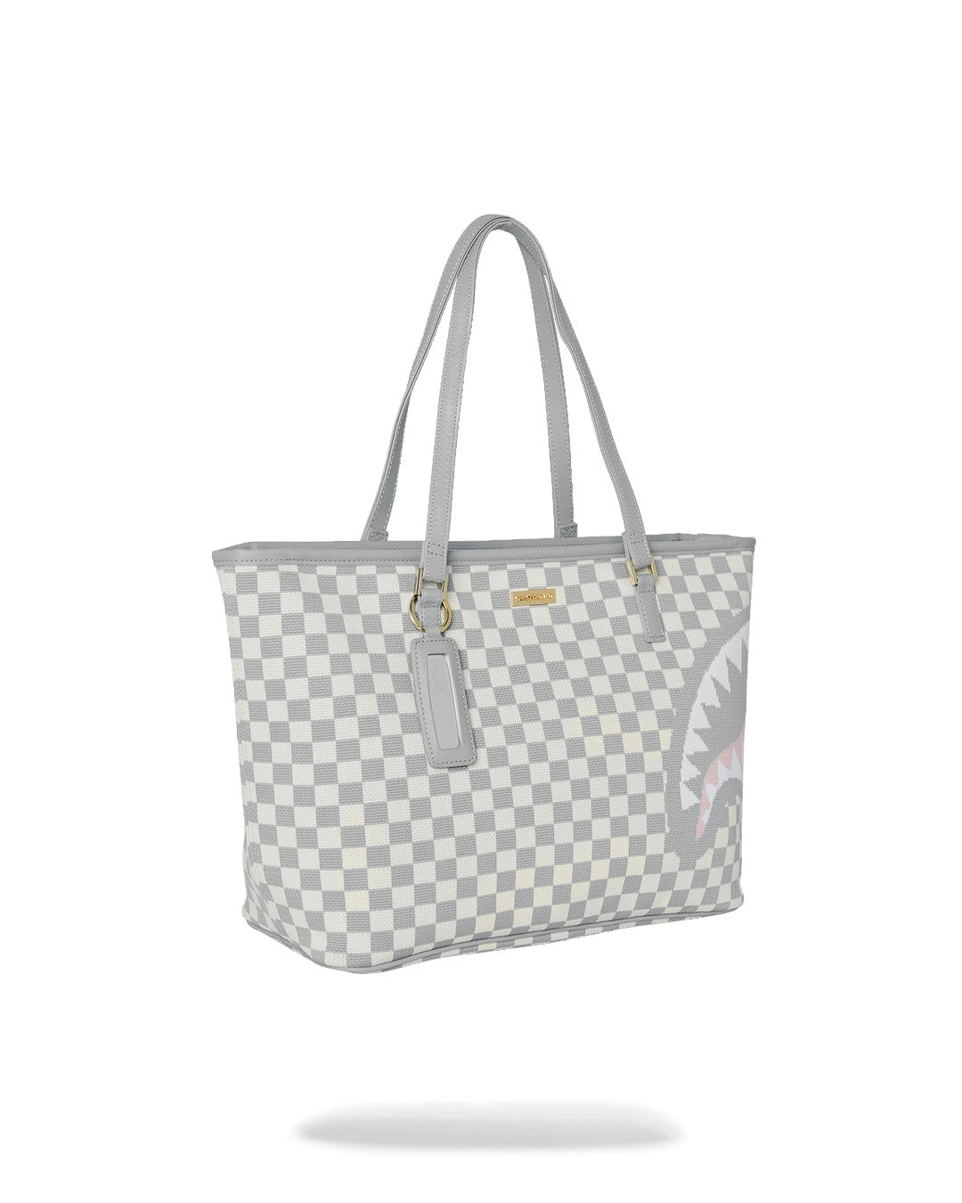 KNIT SHARKS IN PARIS IN CREAM TOTE