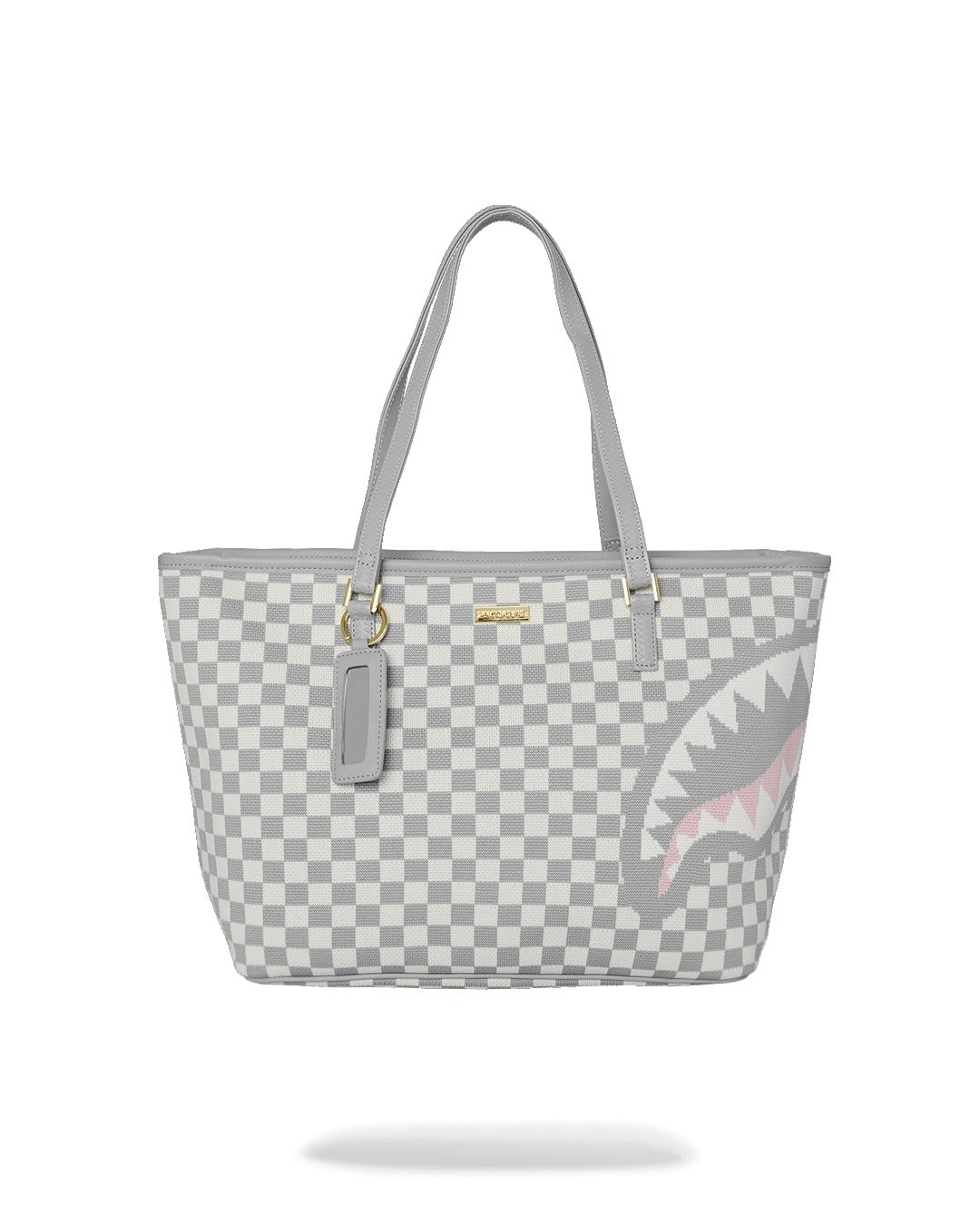 KNIT SHARKS IN PARIS IN CREAM TOTE